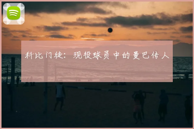 科比门徒：现役球员中的曼巴传人